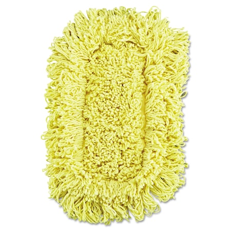 Looped-End Dust Mop, Yellow, Blended Yarn, PK12